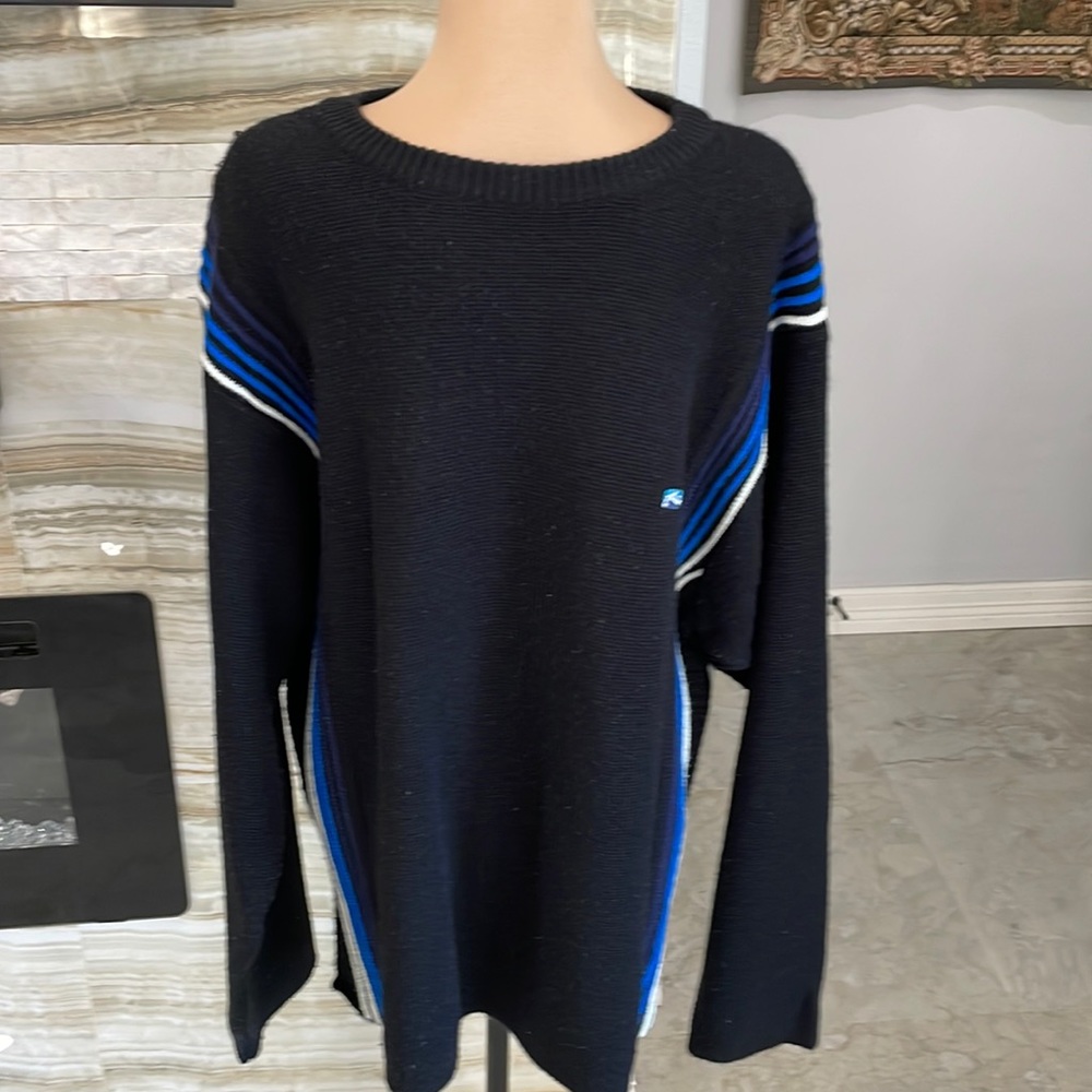 Vintage Rusty Men’s Black Large Ski Sweater. Size L